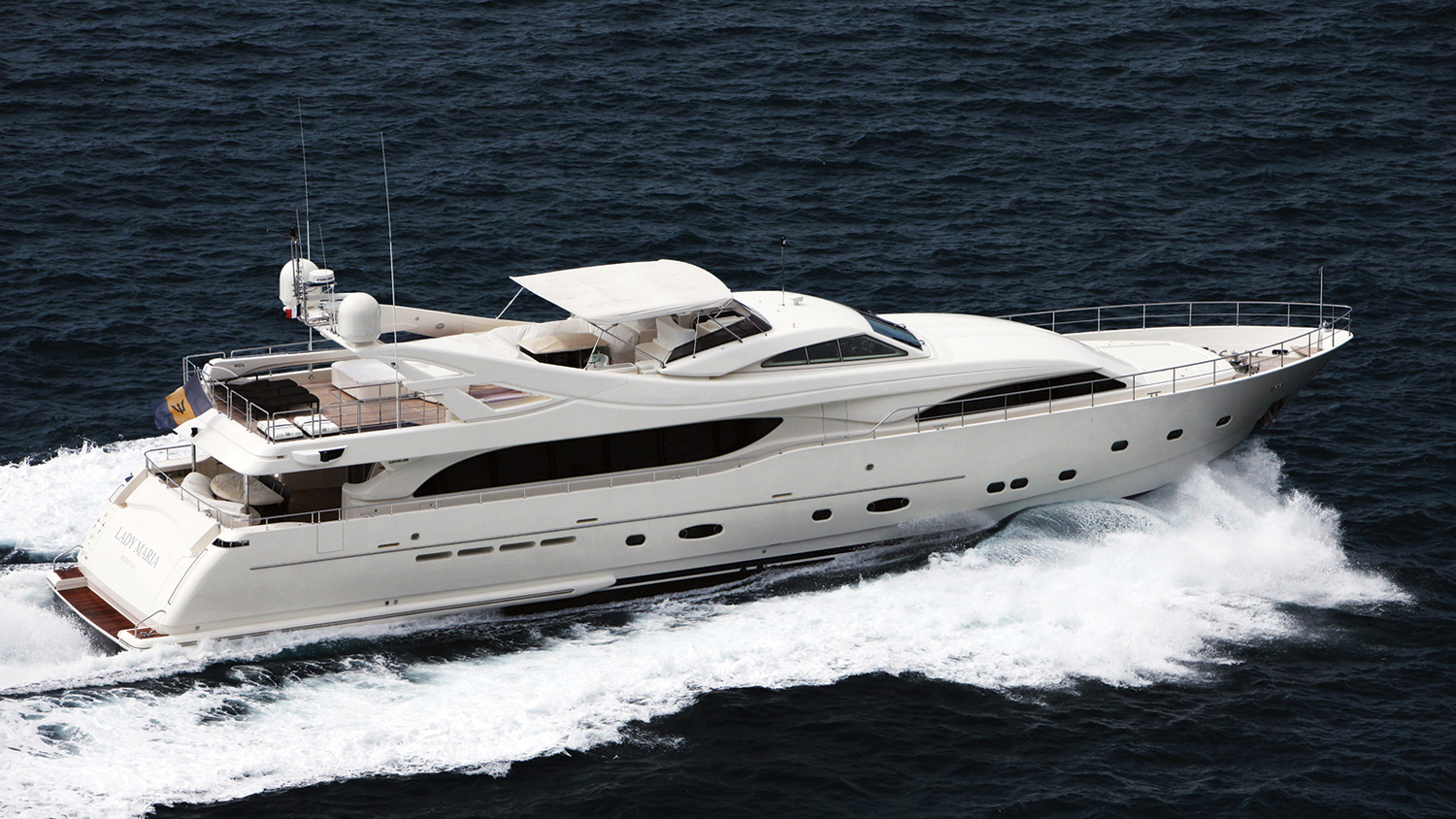 M/Y LADY MARIA 2007 CUSTOMLINE FERRETTI 112